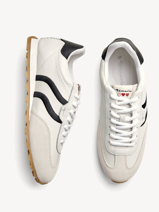 Sneaker, WHITE/BLACK, hi-res