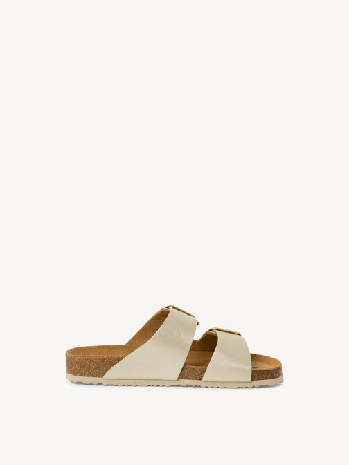 Tamaris Damen Pantolette 1-27507-42 – Aus Leder, Mit Schließe, Absatz 4,5 Cm (weit)