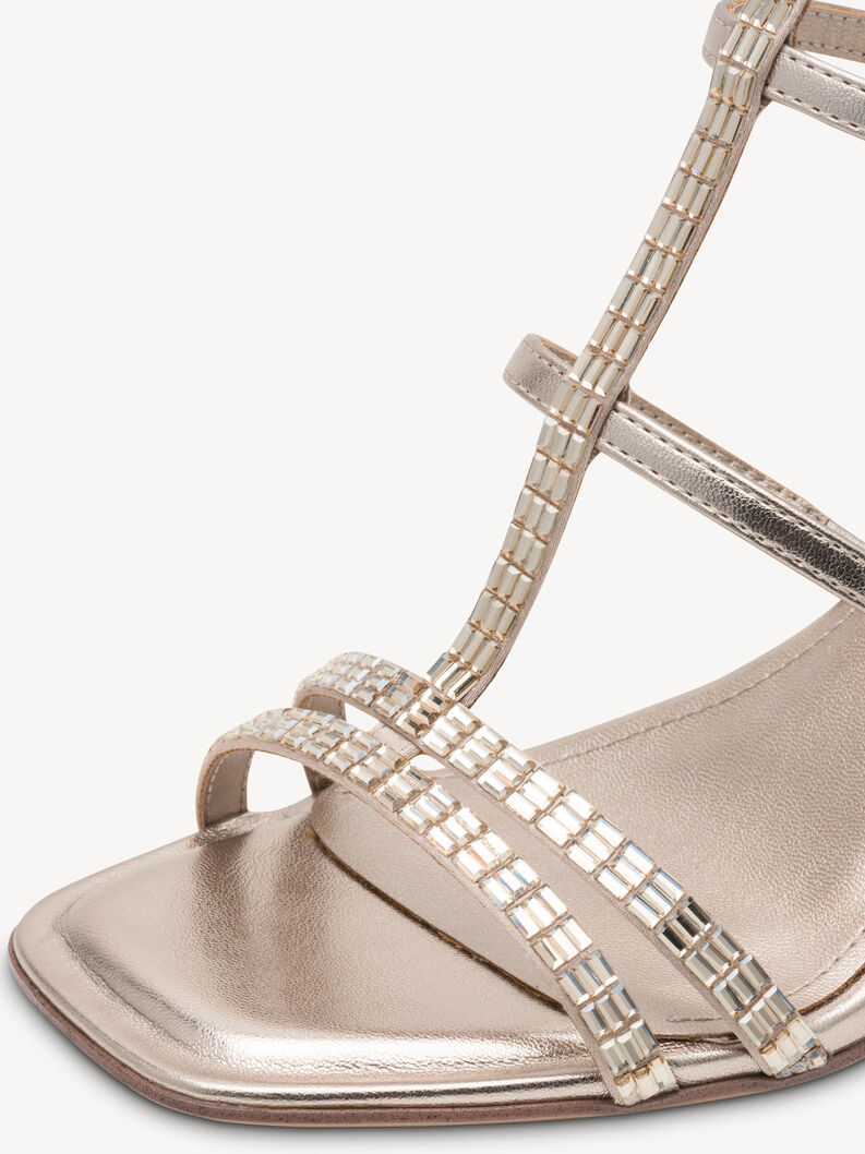 Sandalette - metallic, LIGHT GOLD, hi-res