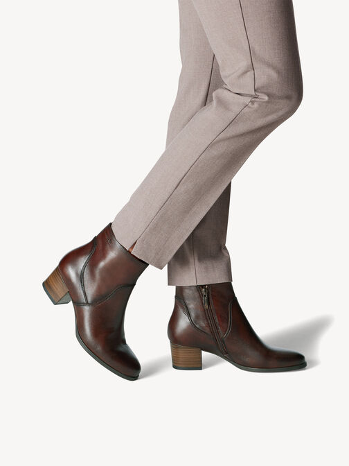 Stiefelette, COGNAC LEATHER, hi-res