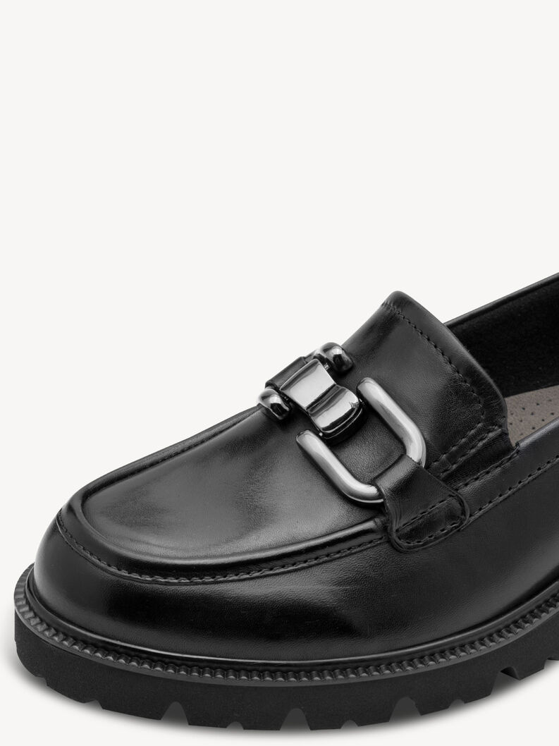 Lederslipper - schwarz, BLACK NAPPA, hi-res
