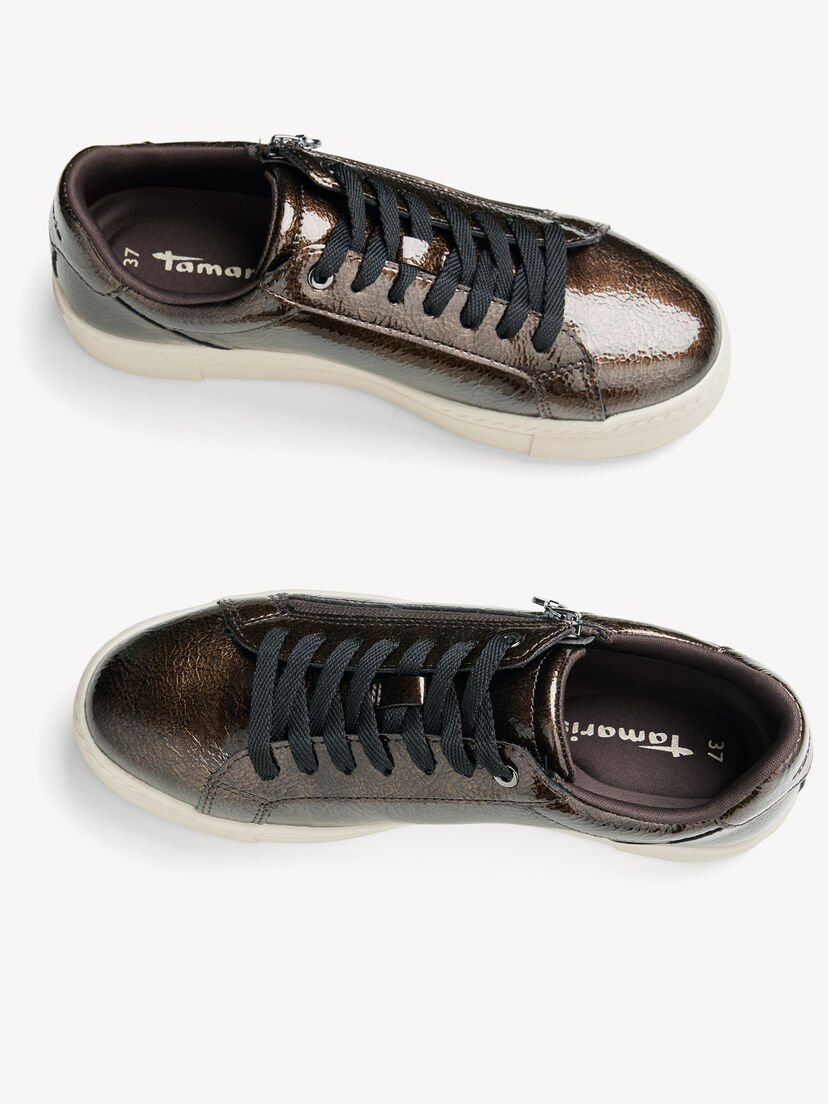 Sneaker - metallic, BRONCE PATENT, hi-res