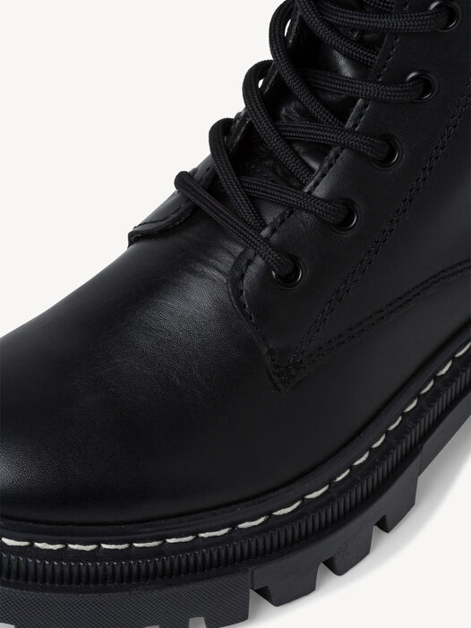 Enkellaarsje, BLACK LEATHER, hi-res