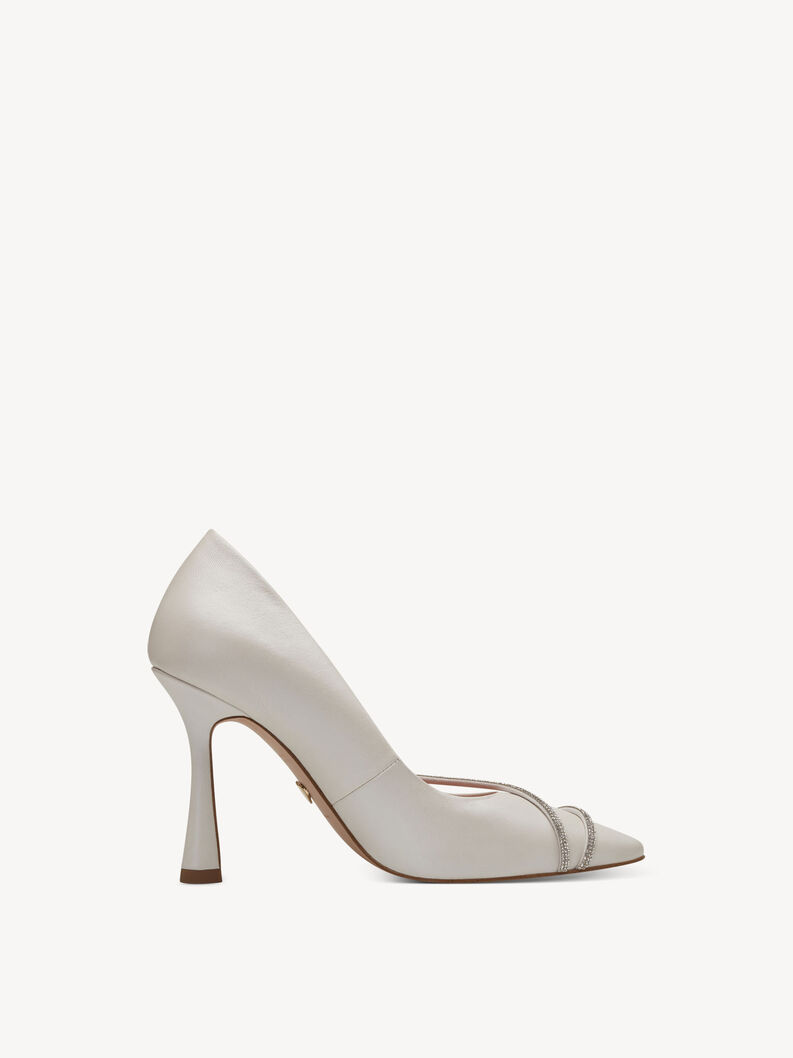 Leather Pumps - beige, IVORY LEATHER, hi-res