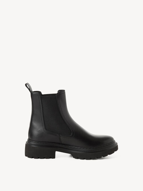 Chelsea boot, BLACK LEATHER, hi-res