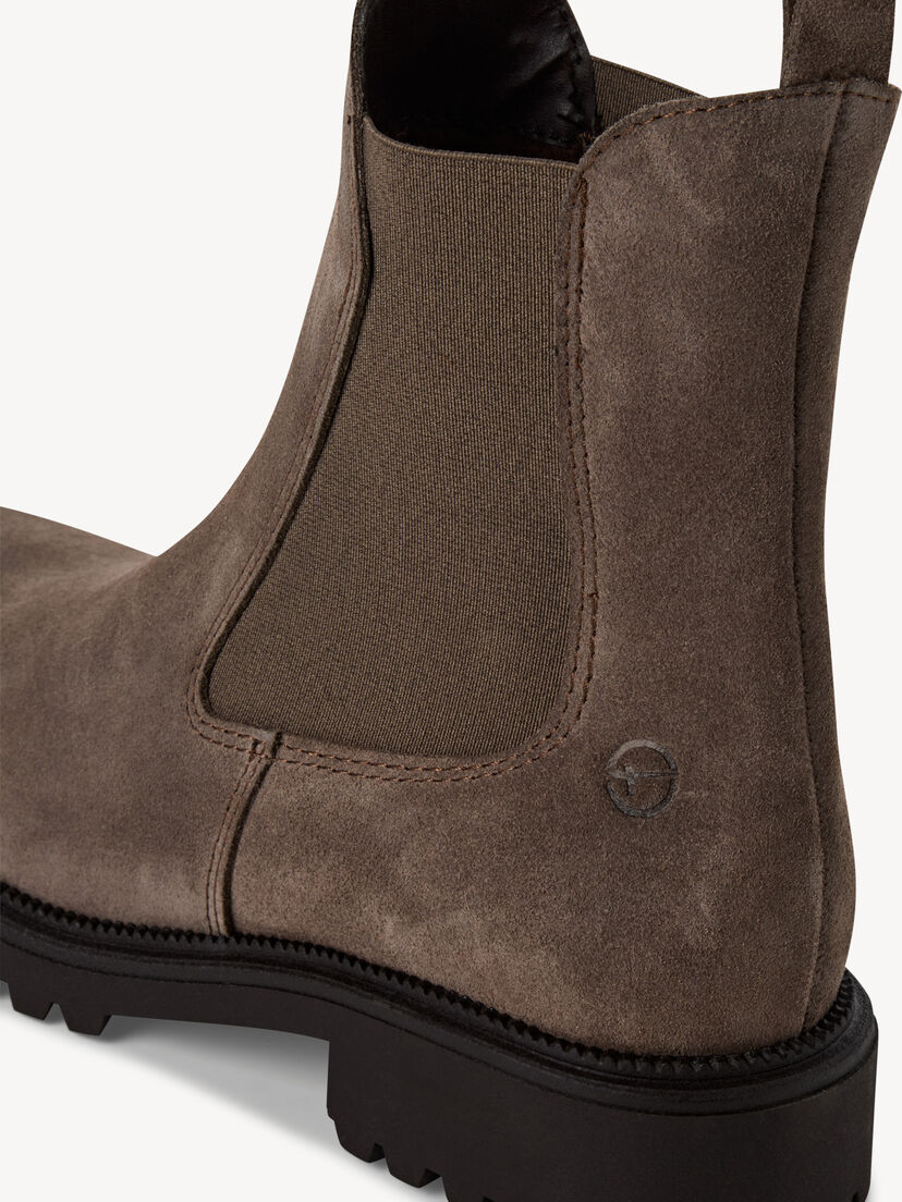 Leren Chelseaboot - beige, TAUPE, hi-res
