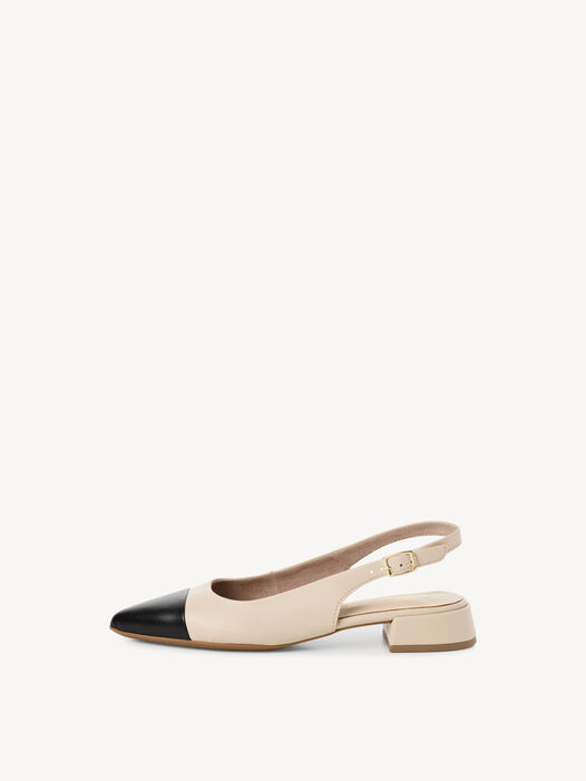 Slingpumps, IVORY LEA.COMB, hi-res