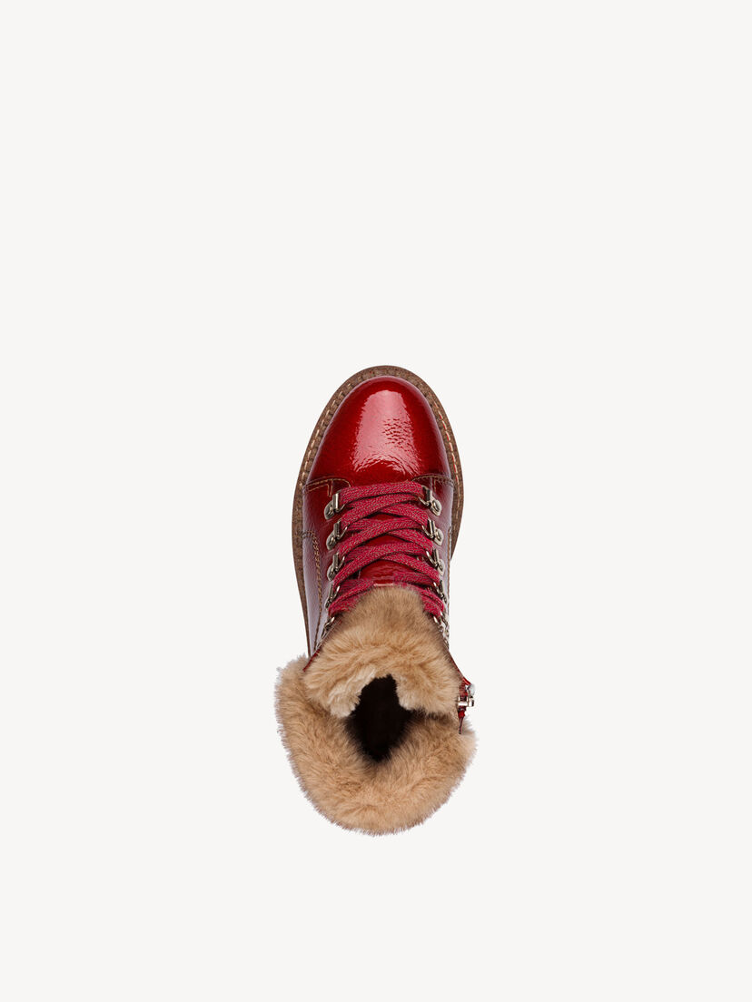 Enkellaarsje, RED PATENT, hi-res