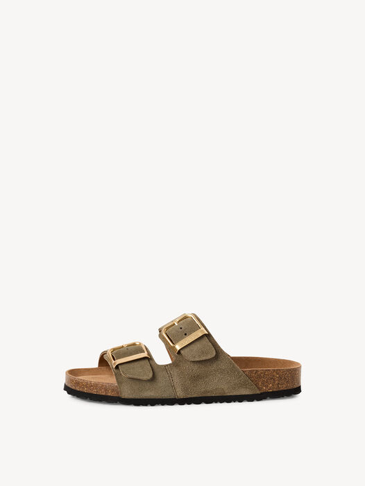 Slipper, OLIVE, hi-res