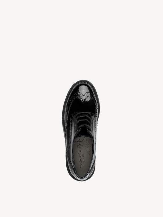 Lage schoen, BLACK PATENT, hi-res