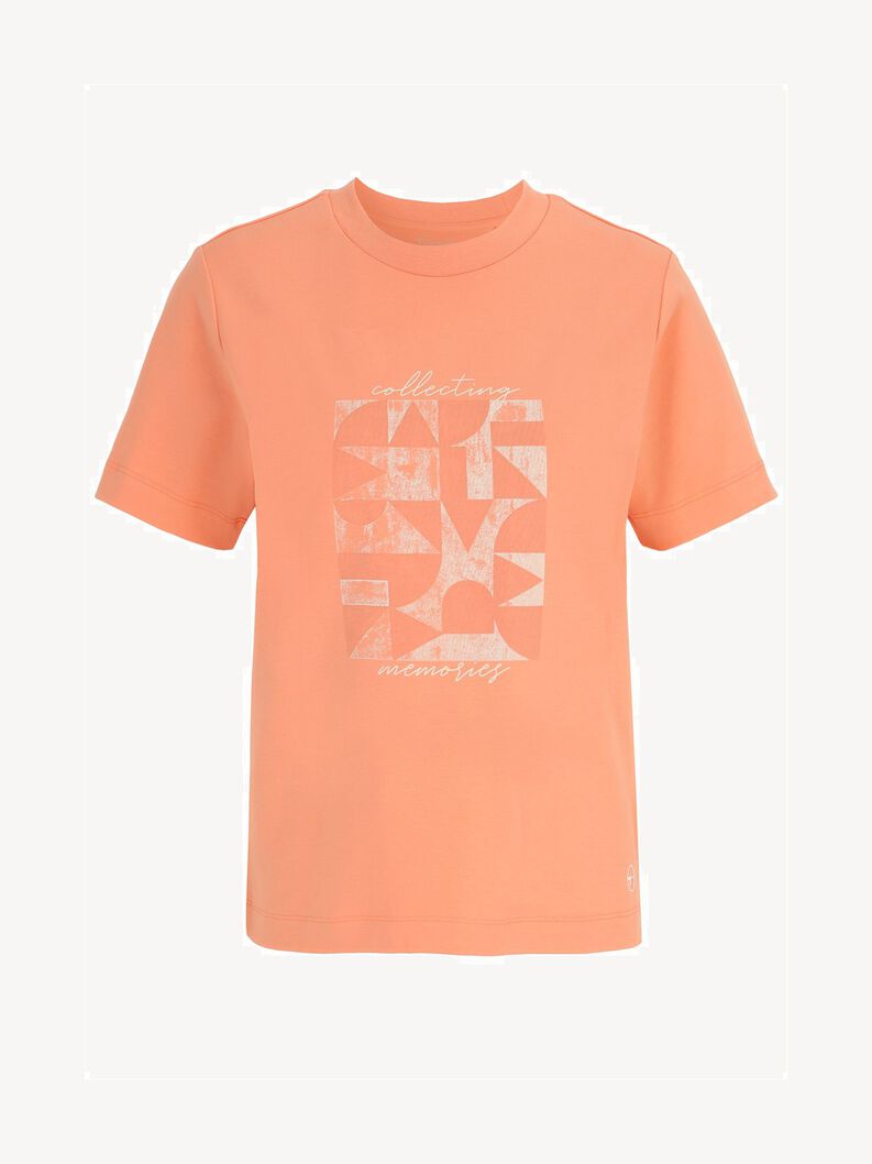 T-shirt - oranje, 30022, hi-res