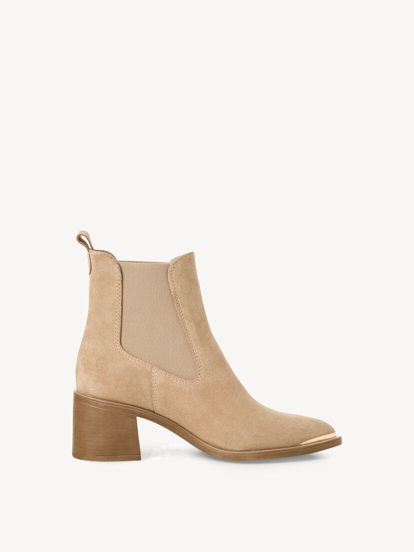 Leren Chelseaboot - beige, beige, hi-res