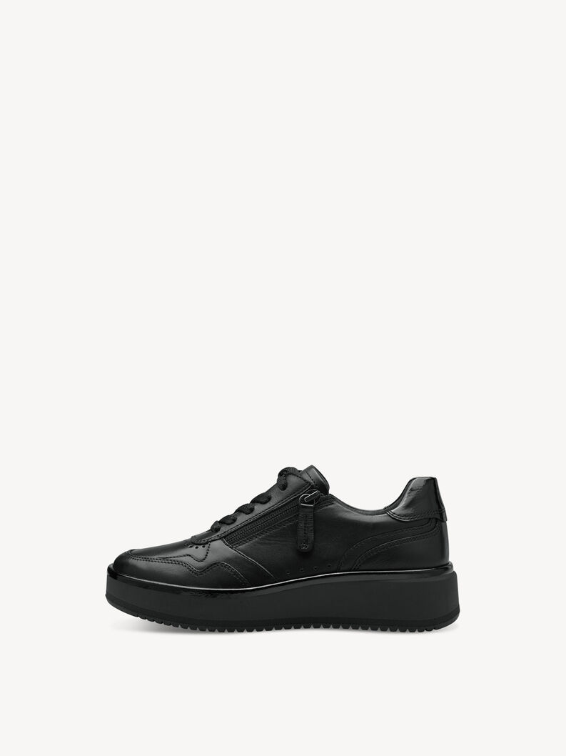 Sneaker - schwarz, BLACK LEATHER, hi-res