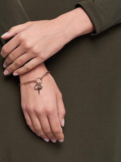 Charms Bundle, roségold, hi-res