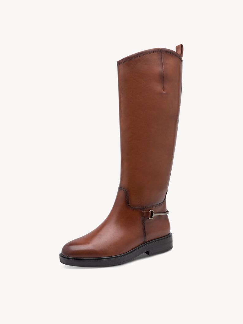 Lederstiefel - braun, COGNAC, hi-res