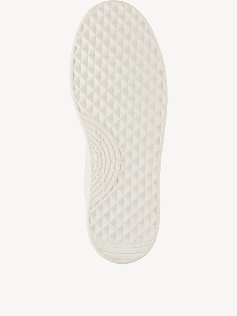 Leren Sneaker - wit, WHITE UNI, hi-res
