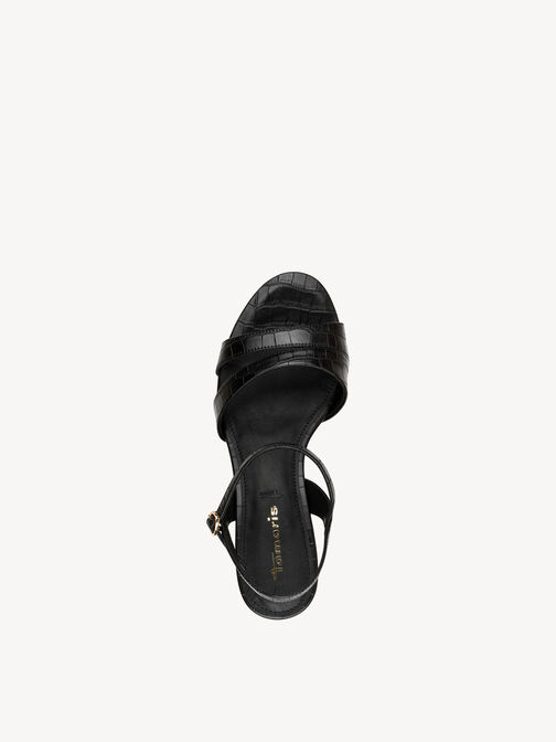 Sandalette, BLACK CROCO, hi-res