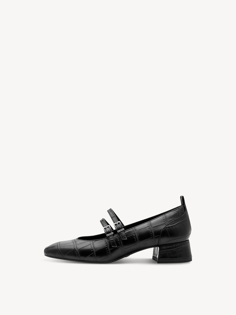 Escarpin - noir, BLACK CROCO, hi-res