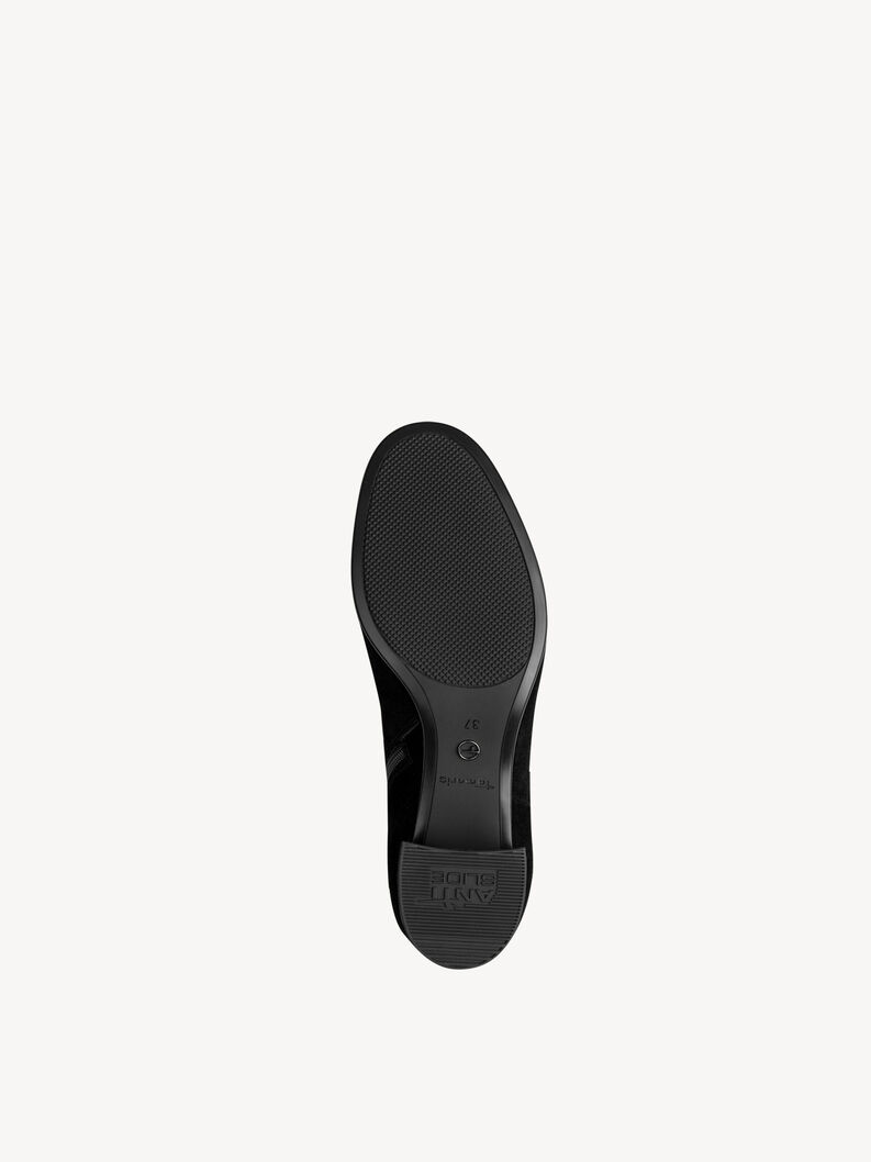 Lederstiefelette - schwarz, BLACK, hi-res