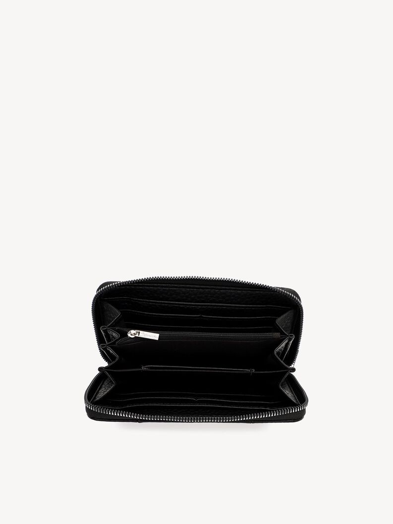 Portfel - czarny, black, hi-res