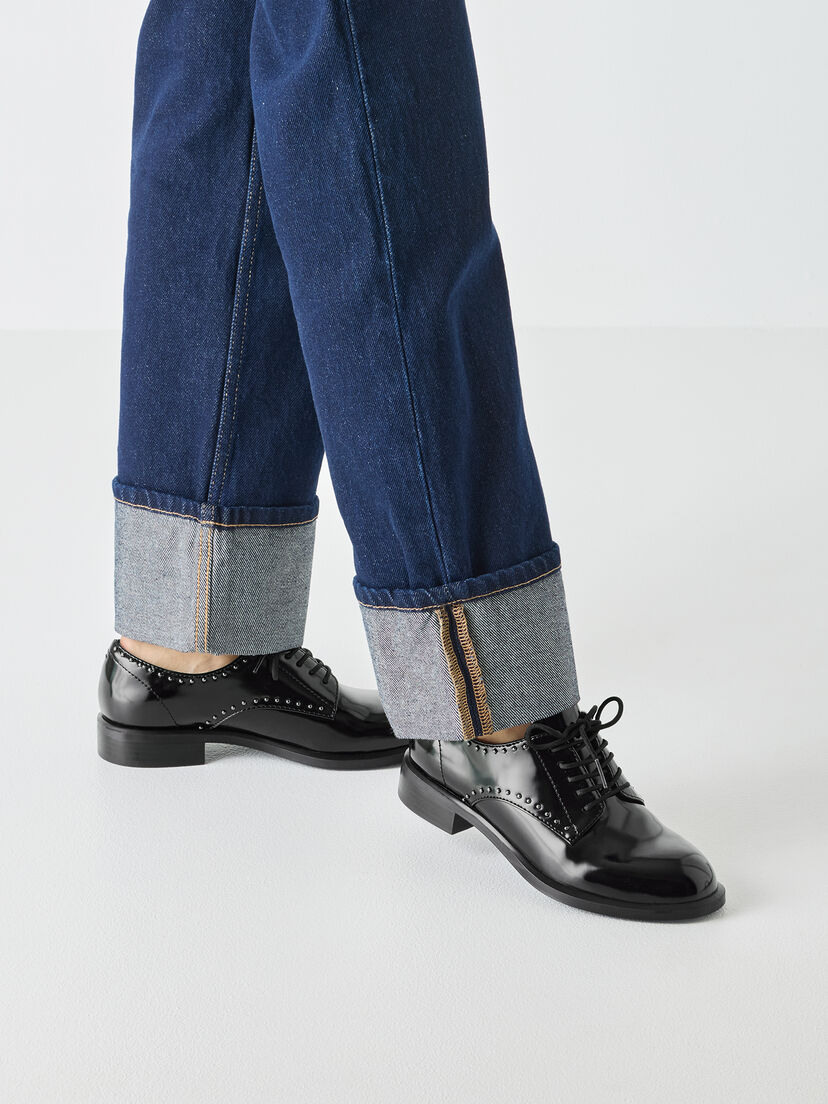 Lage schoen - zwart, BLACK, hi-res