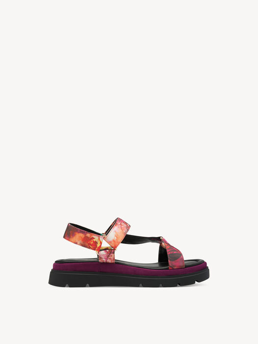 Sandaaltje, DARK PINK COMB, hi-res