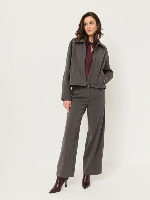 Blouson, Mid Brown Melange, hi-res