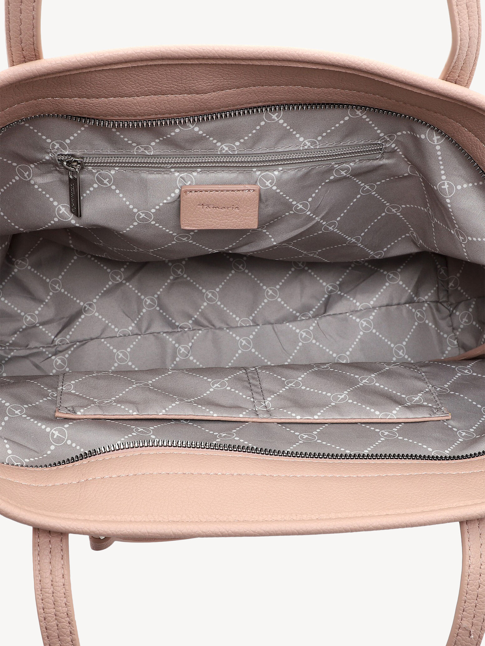 Borsa A Tracolla Shopper Tamaris TAS Guste SC In Ecru Beige, 45x27x18 Cm, Tracolla Regolabile, Manici Rinforzati, Pratica E Capiente