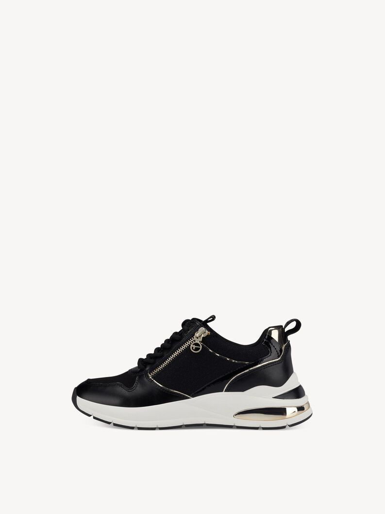 Sneaker - black, BLACK/GOLD, hi-res