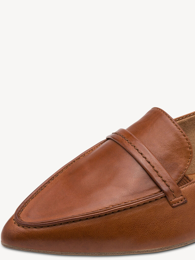 Lederslipper - braun, COGNAC, hi-res