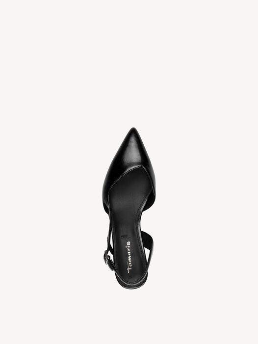 Slingpumps, BLACK, hi-res