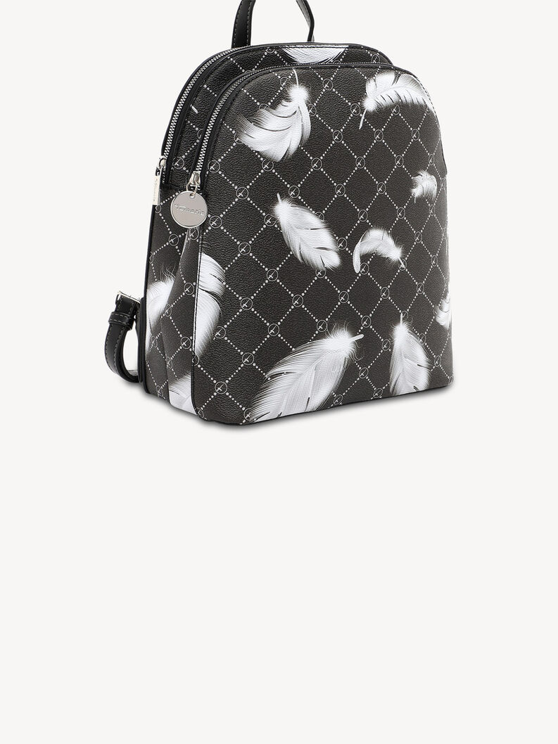 Backpack - black, black-feather, hi-res