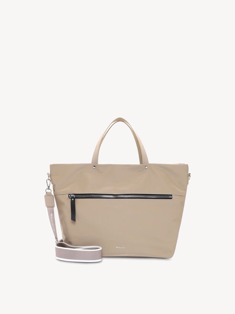 Shopping bag - brown, taupe, hi-res