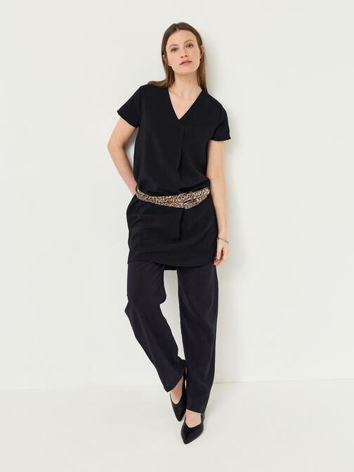 Slingpumps, BLACK LEATHER, hi-res