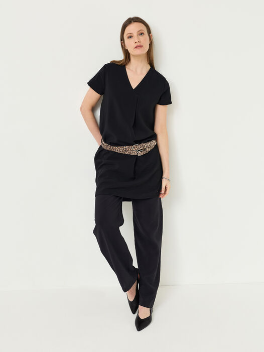 Slingpumps, BLACK LEATHER, hi-res