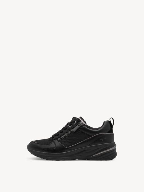 Sneaker, BLACK LEATHER, hi-res