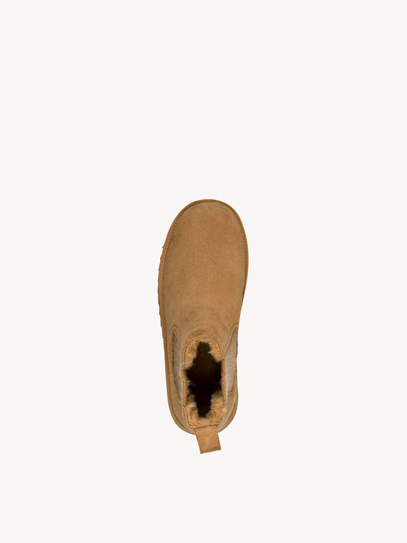 Lederstiefelette - beige Warmfutter, SAND, hi-res