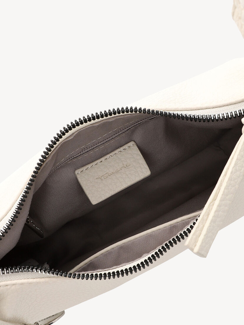 Handtas - grijs, ecru, hi-res