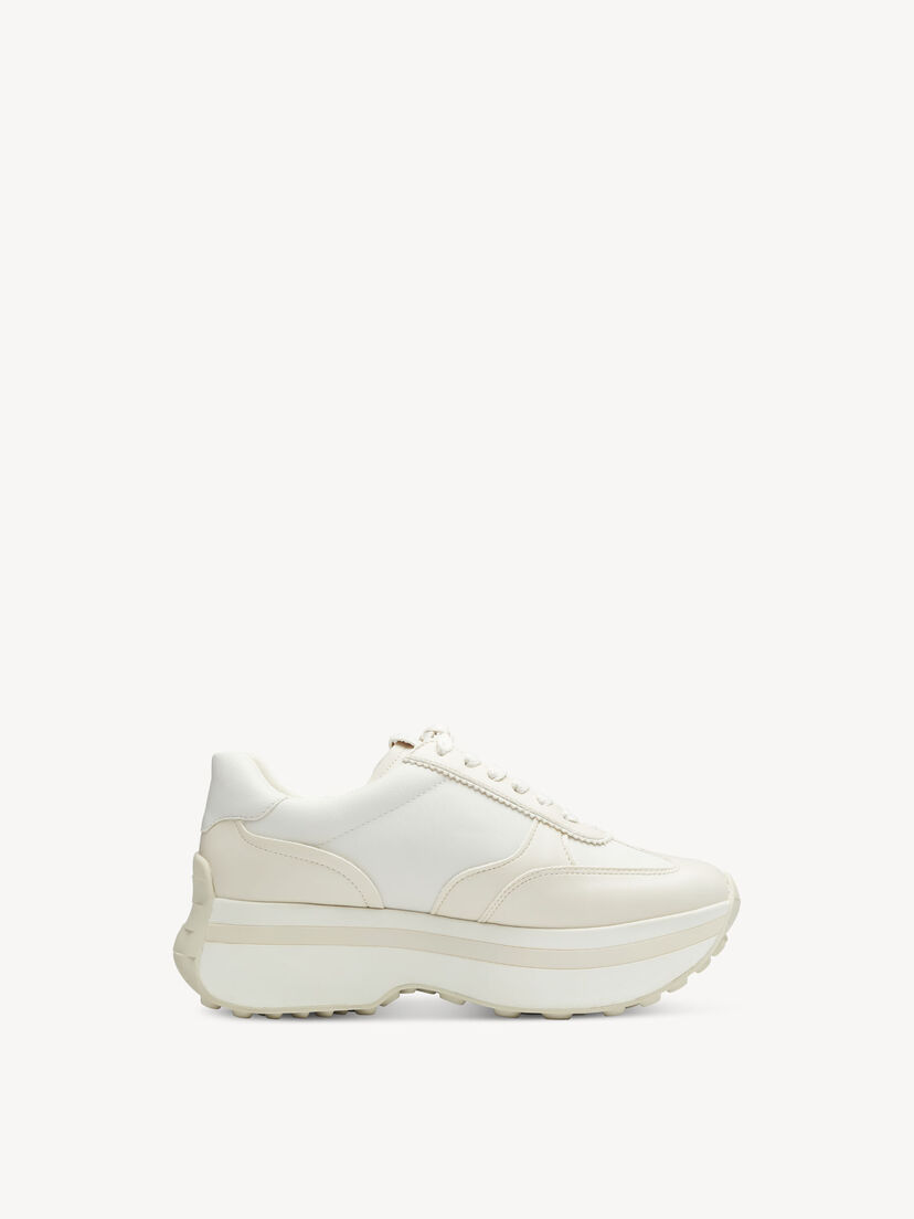Sneaker - wit, WHITE/IVORY, hi-res