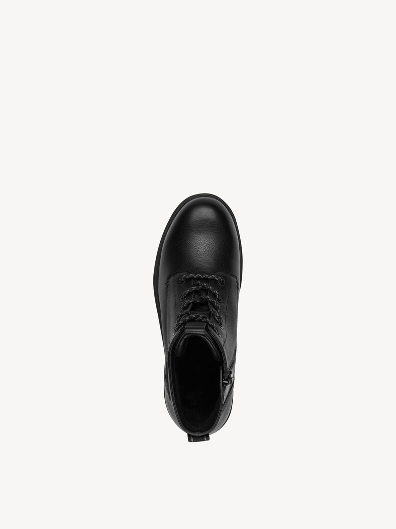Bottine en cuir - noir, BLACK LEATHER, hi-res