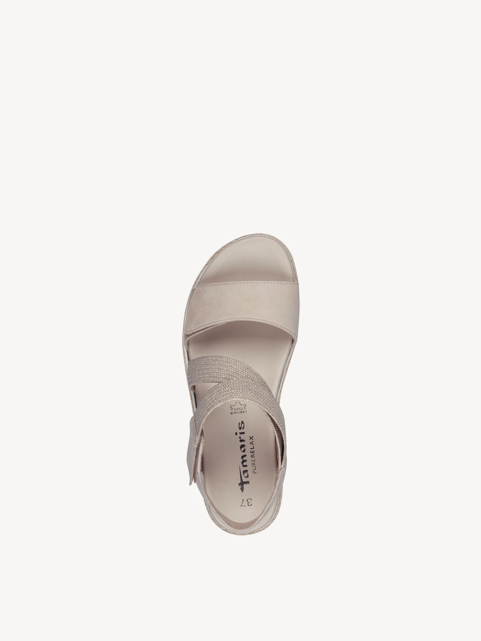 Ledersandalette - beige 1-28241-42-418: Tamaris Sandalen online 