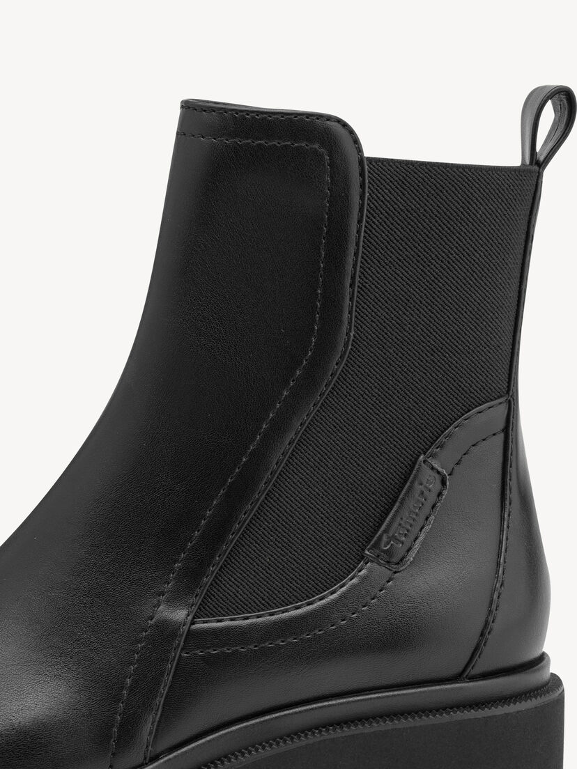 Chelseaboot - zwart, BLACK, hi-res