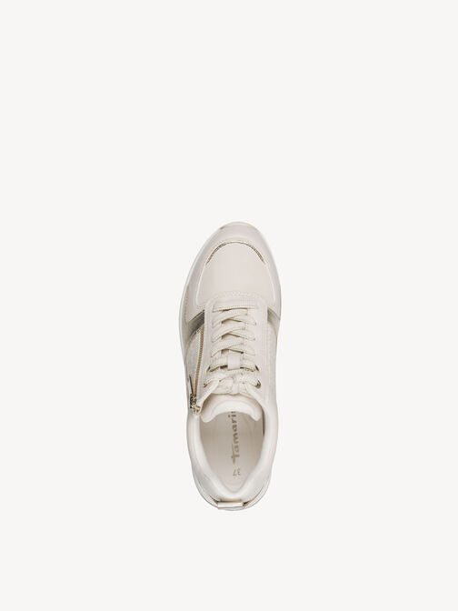 Sneaker, IVORY/GOLD, hi-res