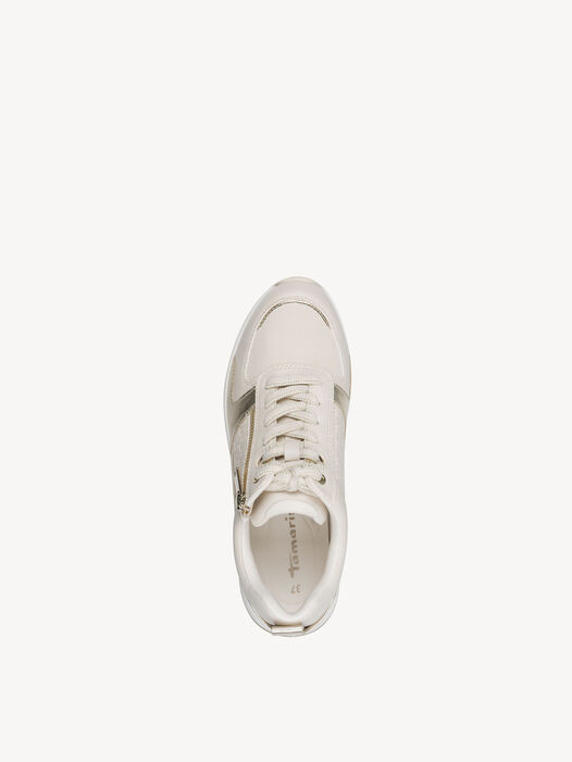 Sneaker, IVORY/GOLD, hi-res