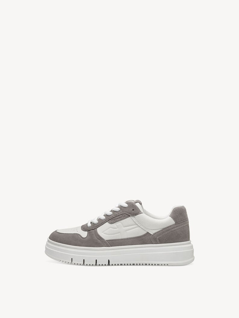 Sneaker - white, WHITE/GREY, hi-res