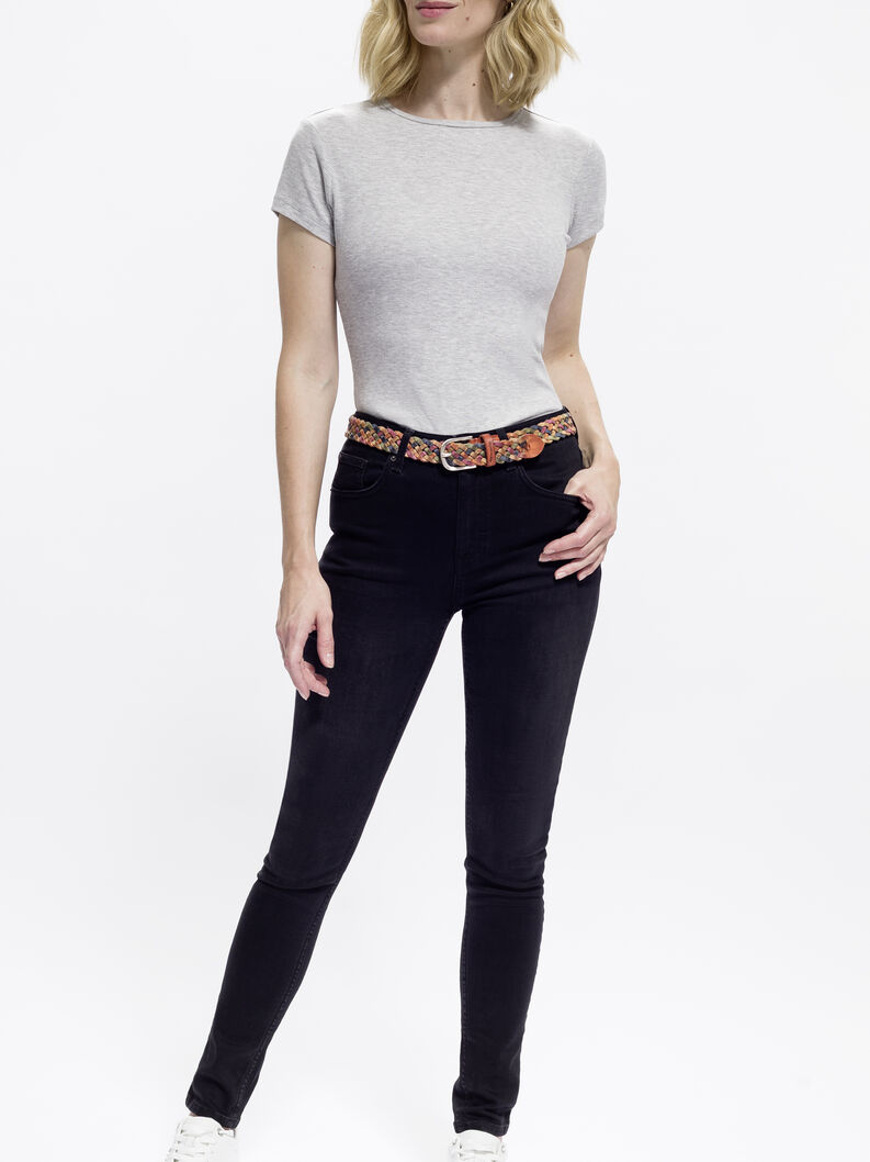 Ceinture en cuir - multicolore, diverse Farben, hi-res