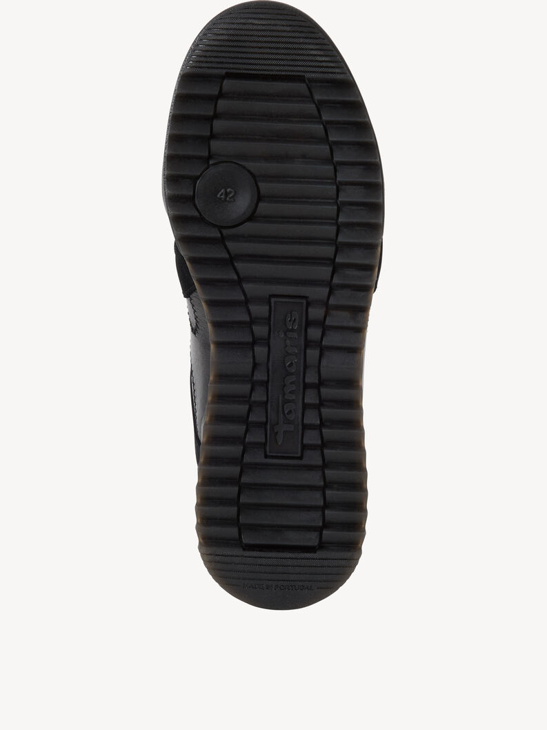 Basket en cuir - noir, BLACK COMB, hi-res