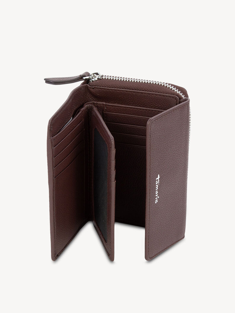 Leather Wallet - brown, brown, hi-res