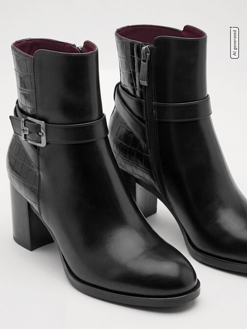 Bottine, BLACK, hi-res