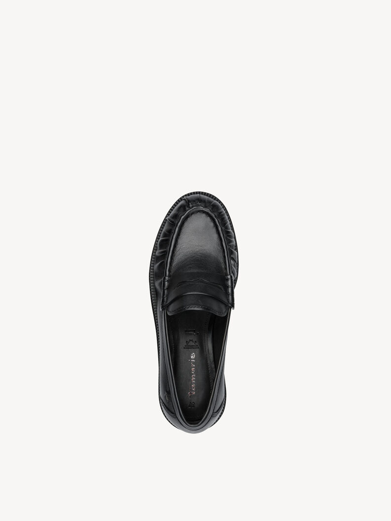 Lederslipper - schwarz, BLACK LEATHER, hi-res